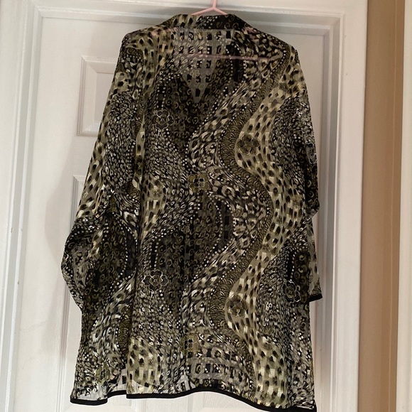 Women’s sheer top. Iridescent colours. XXL. - Picture 5 of 7